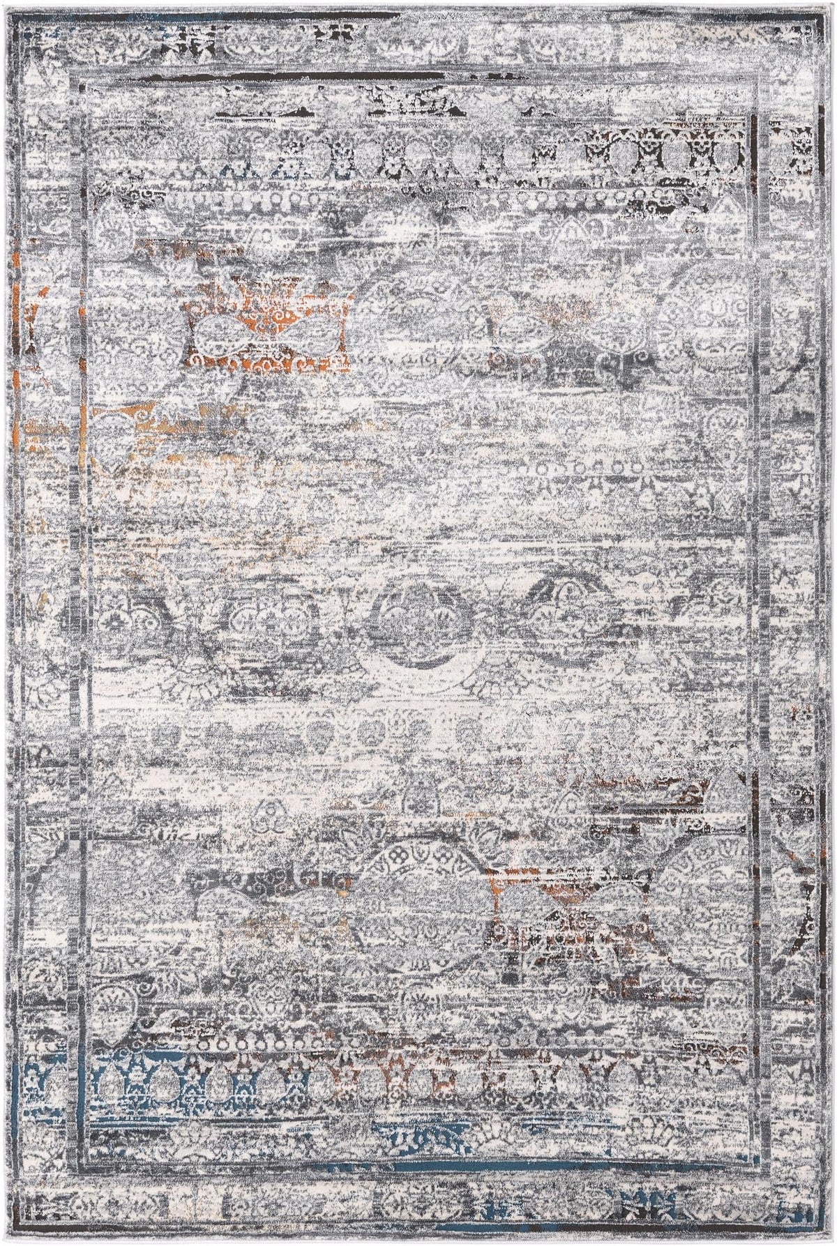 Finsbury Charlotte Multi & Gray Area Rug | Original supplier photo 12