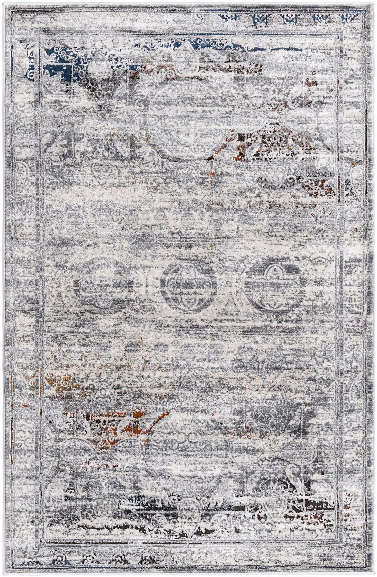 Finsbury Charlotte Multi & Gray Area Rug | Original supplier photo 14