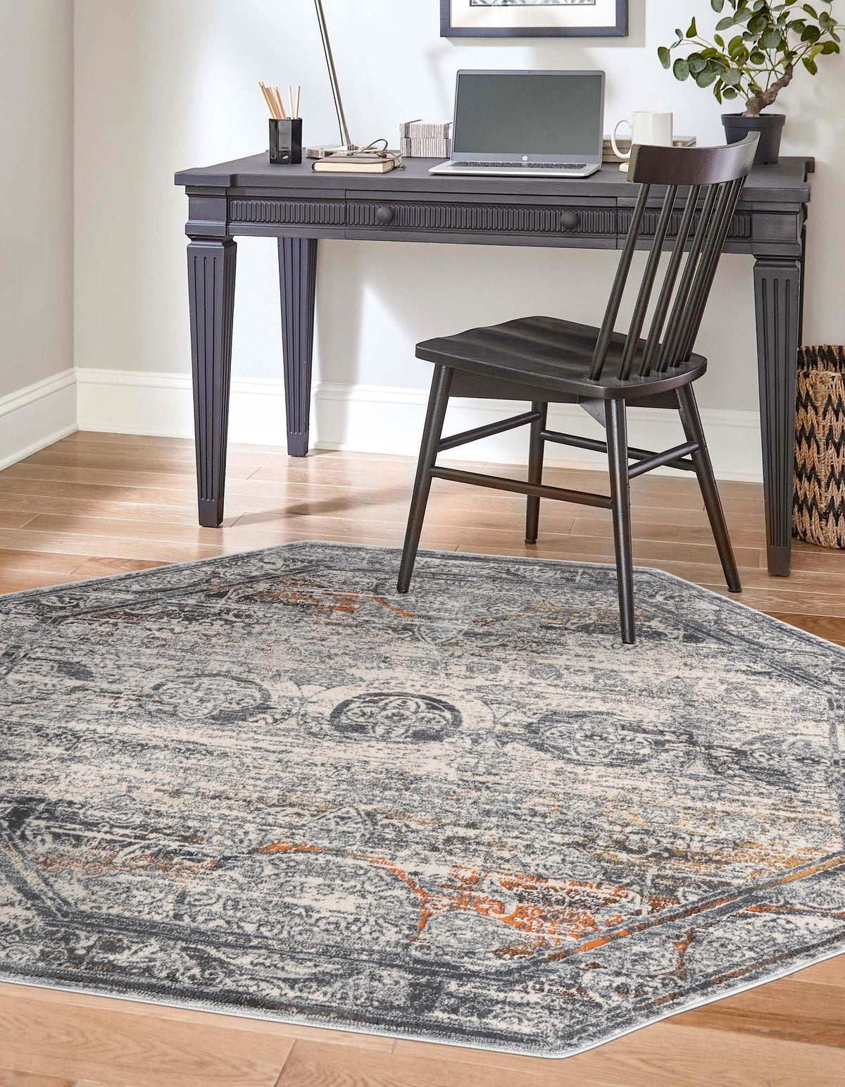 Finsbury Charlotte Multi & Gray Area Rug | Original supplier photo 18
