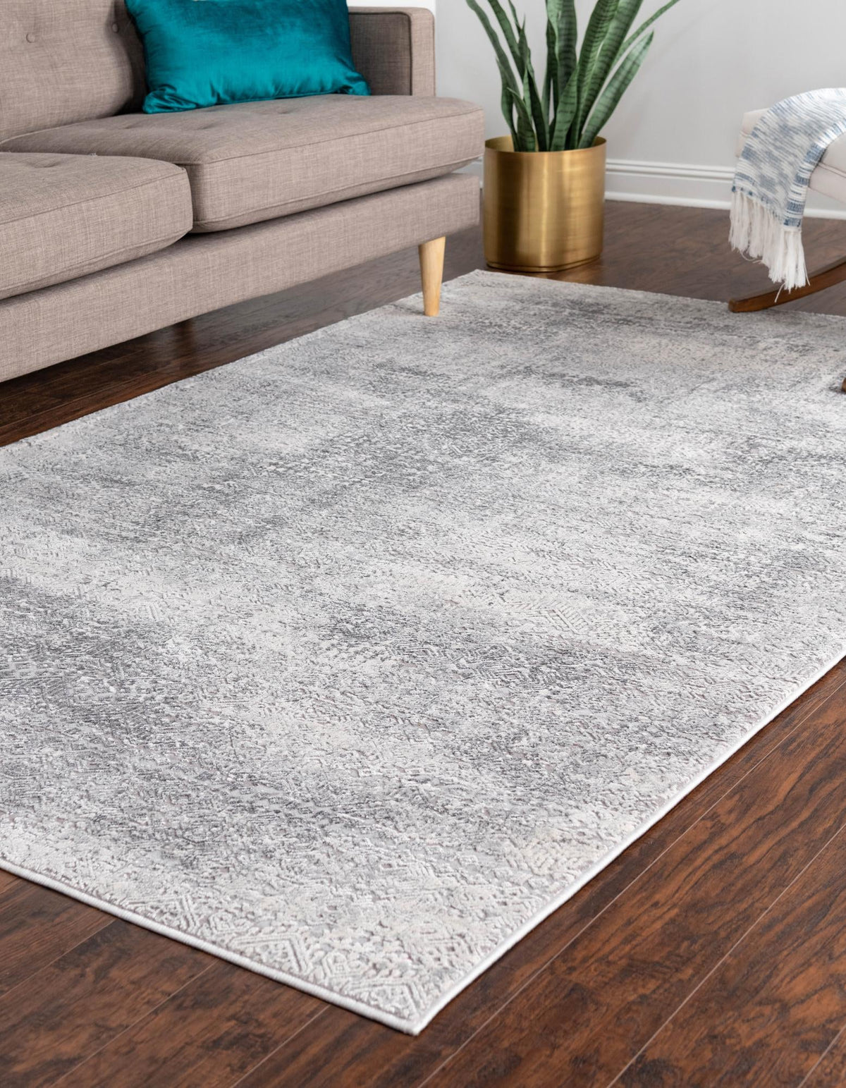 Finsbury Sarah Gray & Ivory Area Rug | Unique Loom high-resolution supplier additional photo 3170504_image_1011.jpg