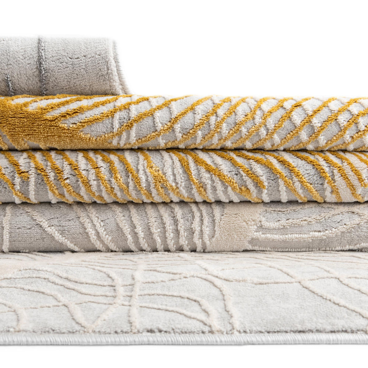 Finsbury Camilla Yellow Gray & Ivory Area Rug | Unique Loom high-resolution supplier additional photo 3170538_image_1039.jpg