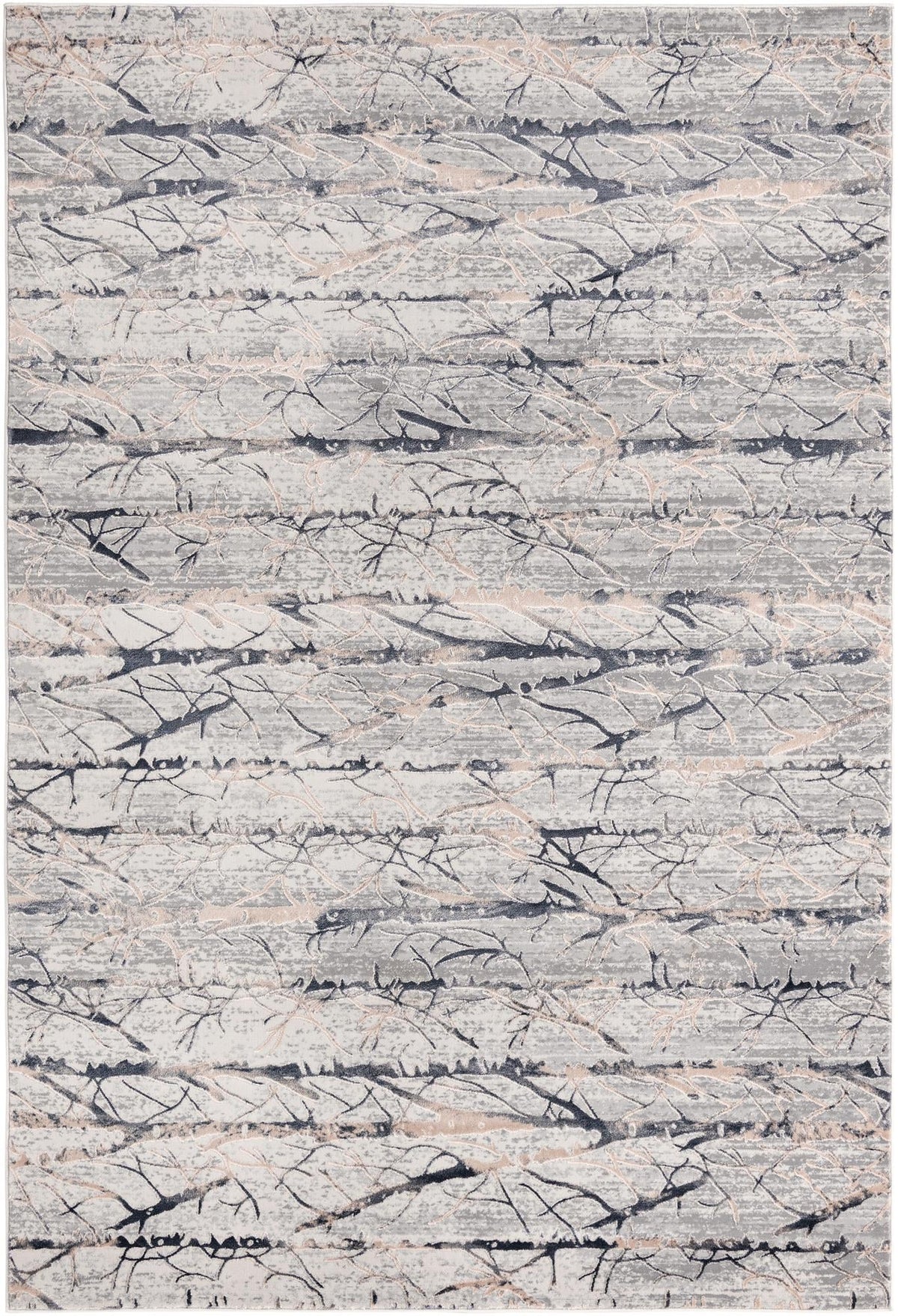 Finsbury Anne Gray & Beige Area Rug | Rectangle overhead alternative