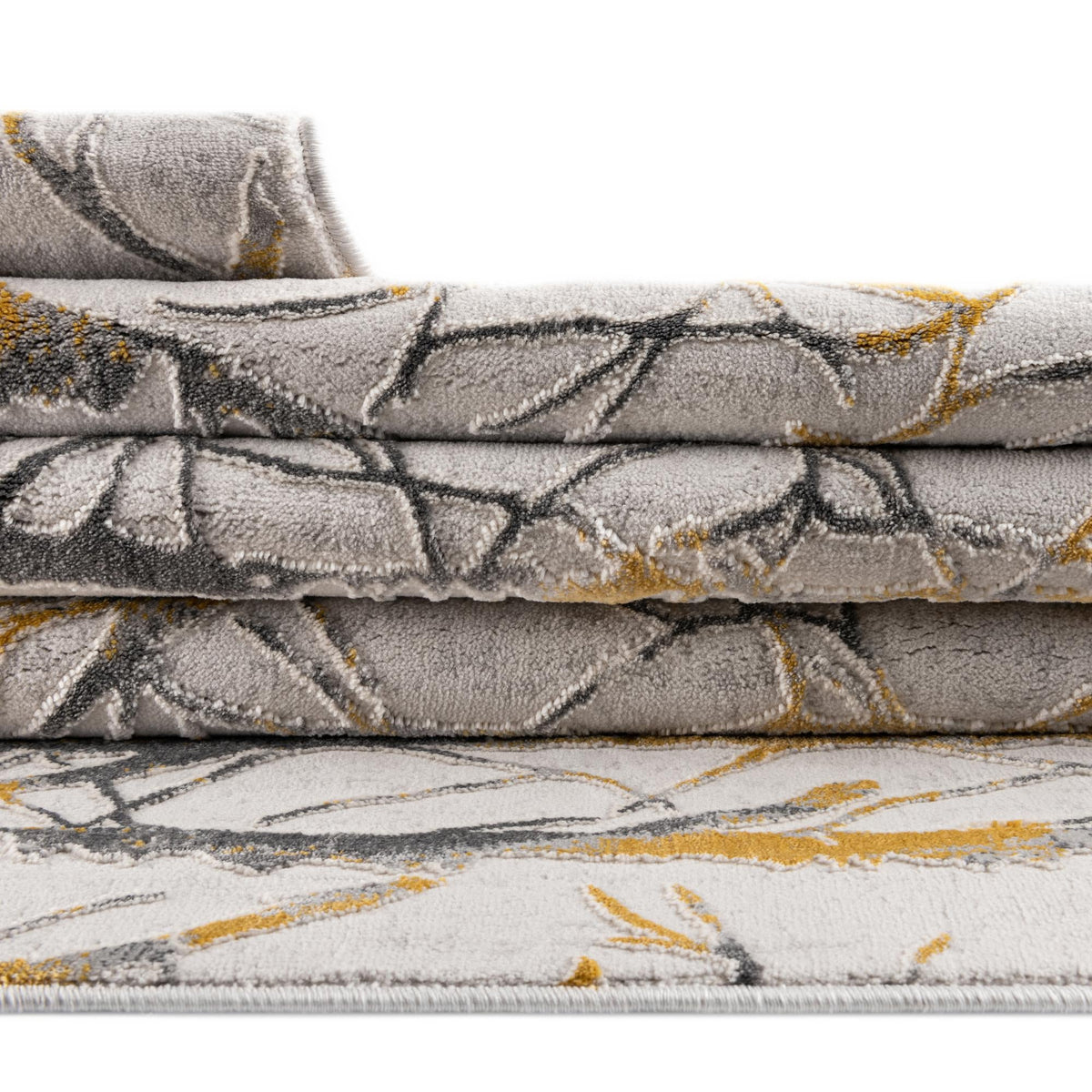 Finsbury Anne Yellow and Gray & Ivory Area Rug | Unique Loom high-resolution supplier additional photo 3170589_image_1039.jpg
