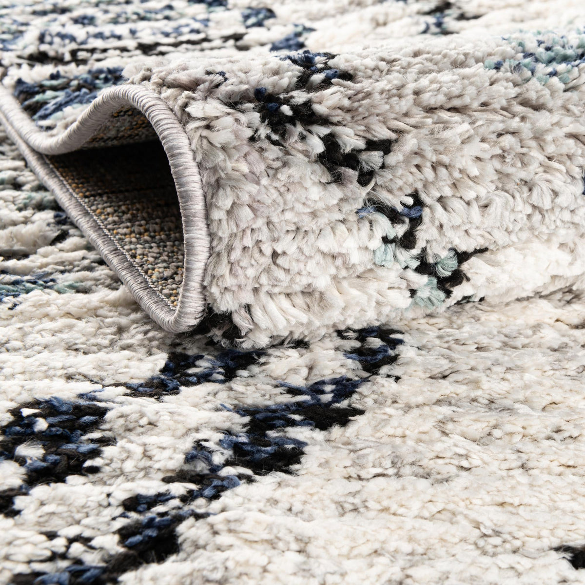 Tagine Raja Blue Gray & Ivory Area Rug | Unique Loom high-resolution supplier additional photo 3176379_image_1031.jpg