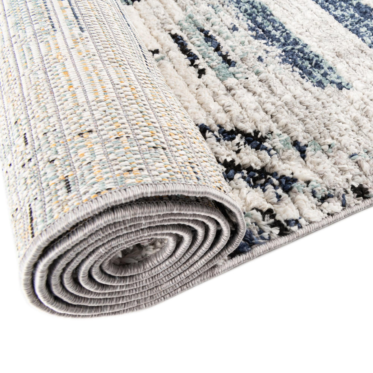 Tagine Raja Blue Gray & Ivory Area Rug | Unique Loom high-resolution supplier additional photo 3176379_image_1037.jpg