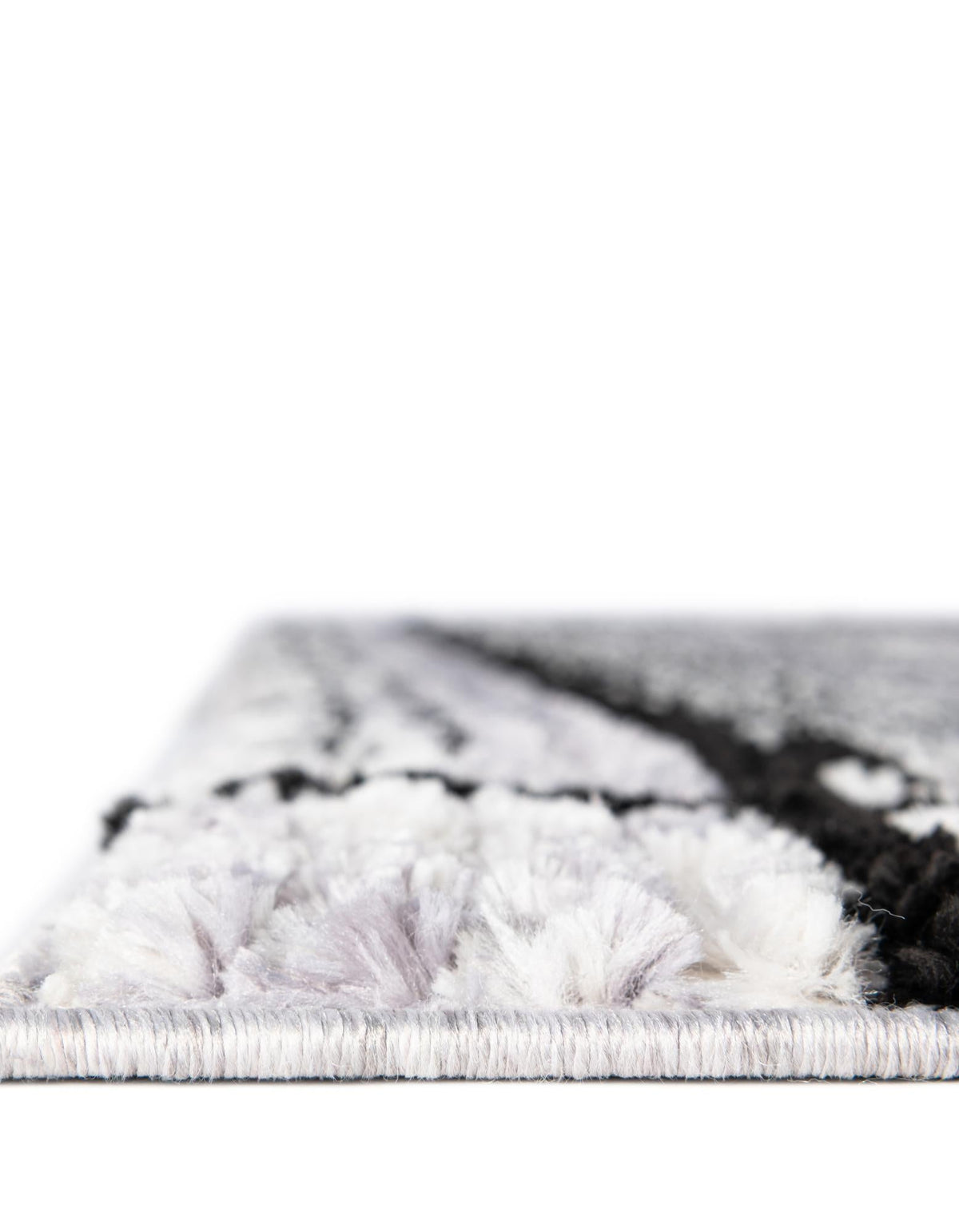 Tagine Donya Black and White & Gray Area Rug | Manufacturer additional original detail or rug view