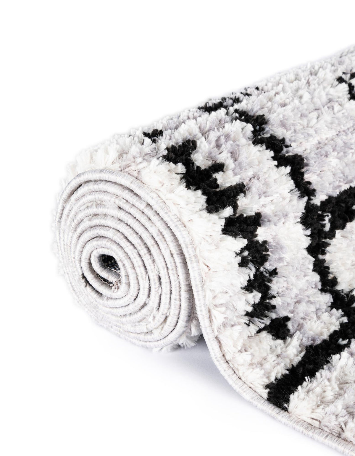 Tagine Donya Black and White & Gray Area Rug | Manufacturer additional original detail or rug view