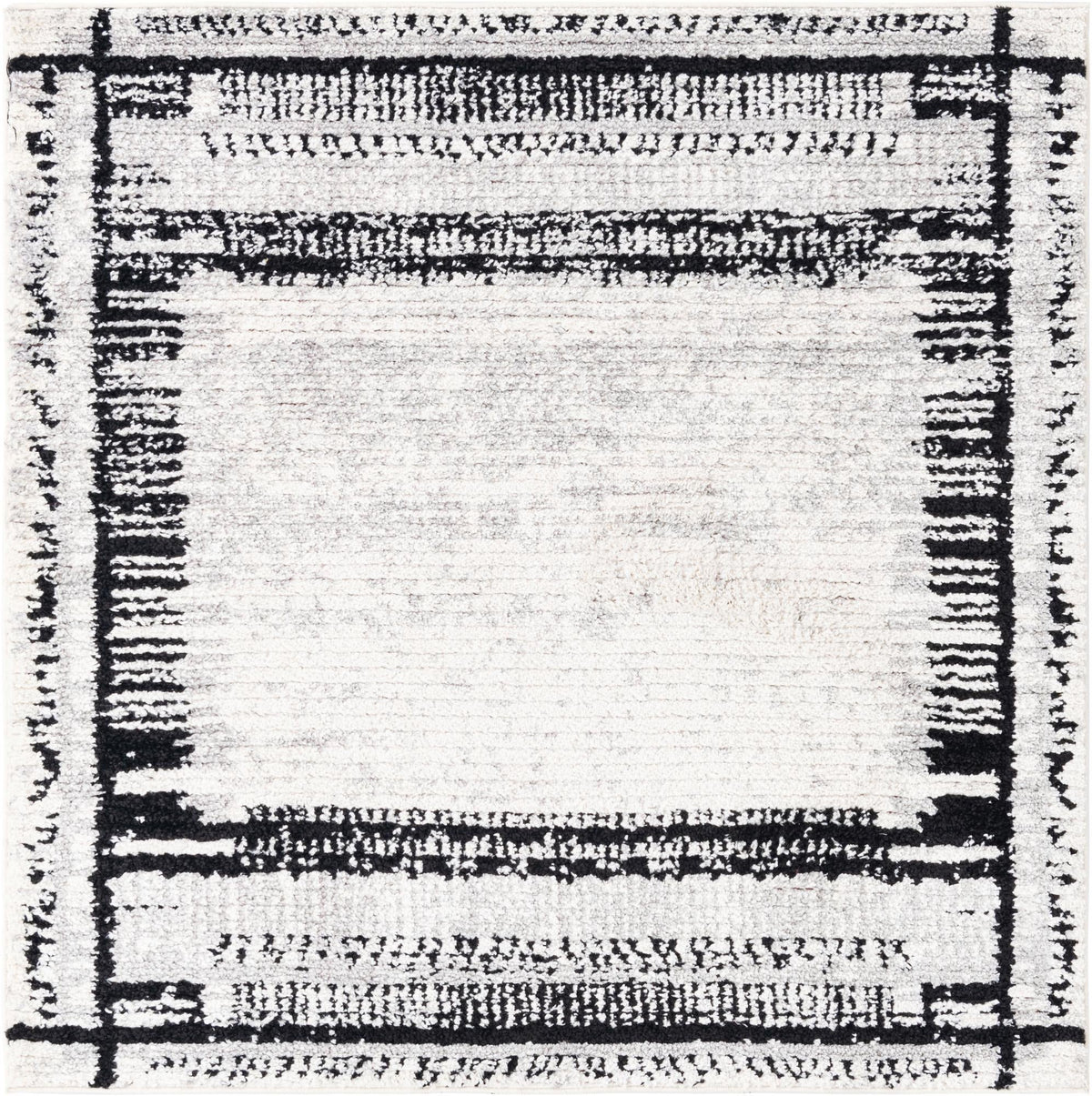 Tagine Donya Black and White & Gray Area Rug | Manufacturer additional original detail or rug view