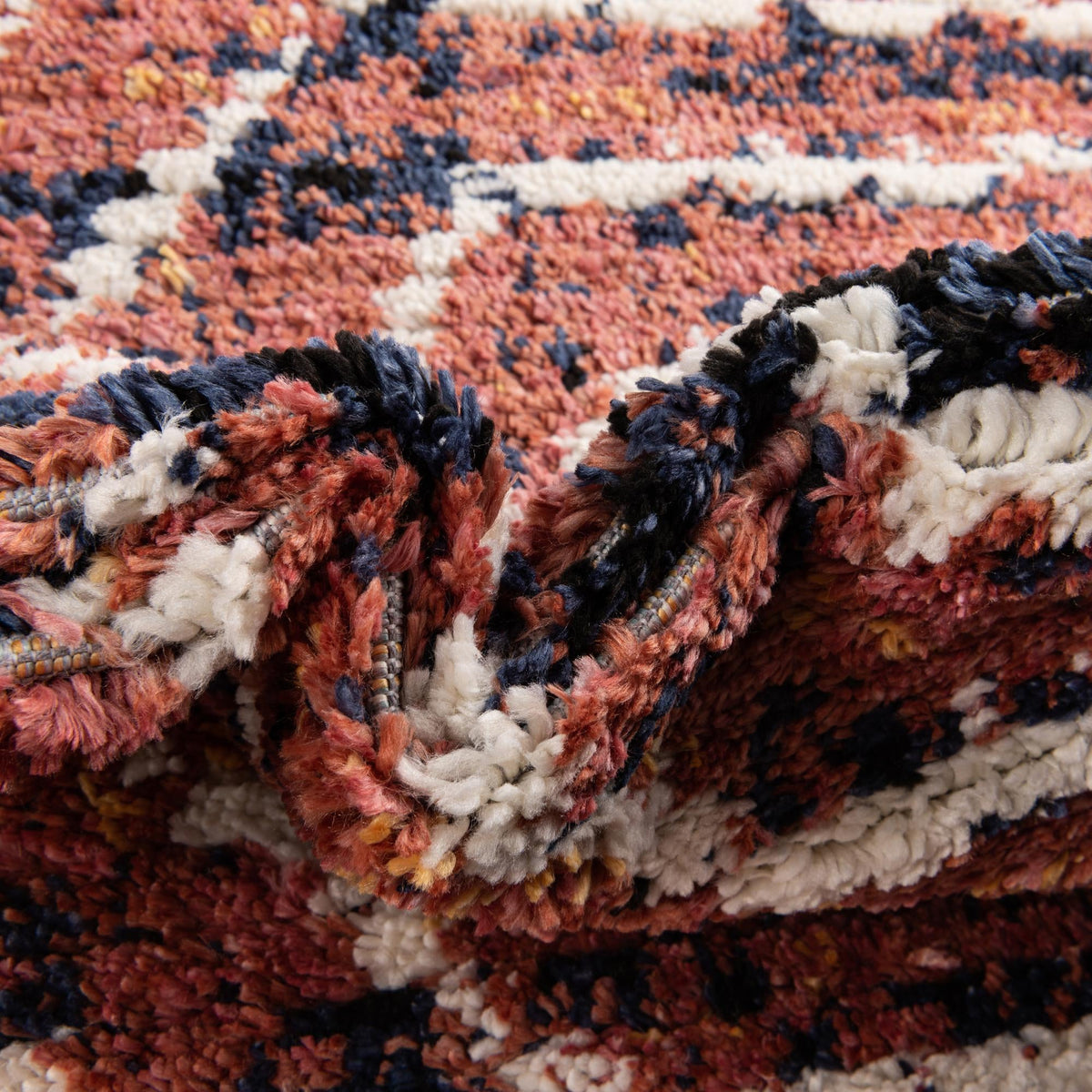 Tagine Safiya Rust Orange & Black Area Rug | Unique Loom high-resolution supplier additional photo 3176447_image_1033.jpg