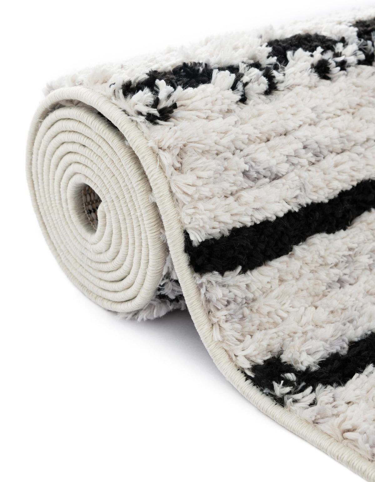 Tagine Safiya Black and White & Gray Area Rug | Manufacturer additional original detail or rug view