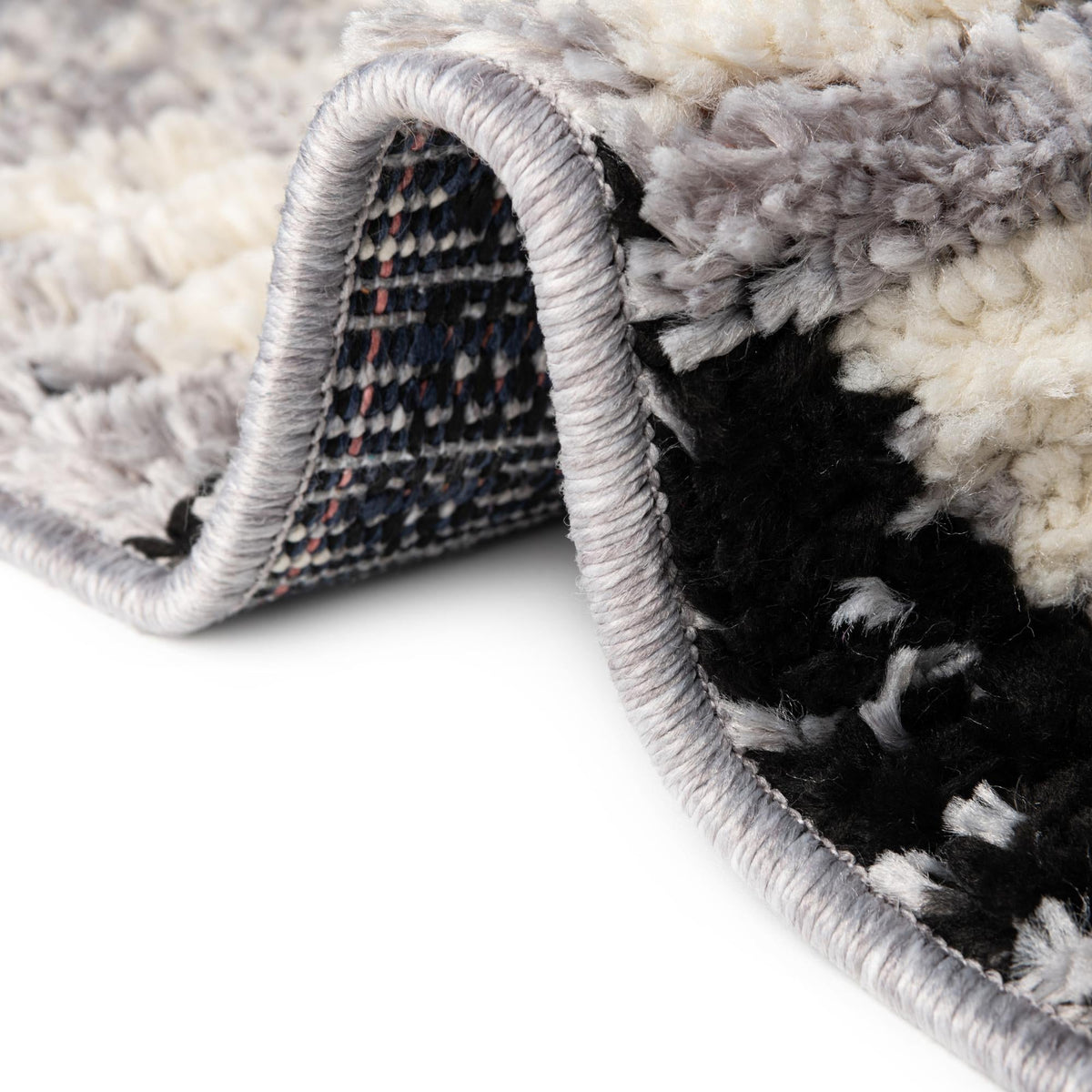 Tagine Soraya Black and White & Gray Area Rug | Unique Loom high-resolution supplier additional photo 3176481_image_1035.jpg