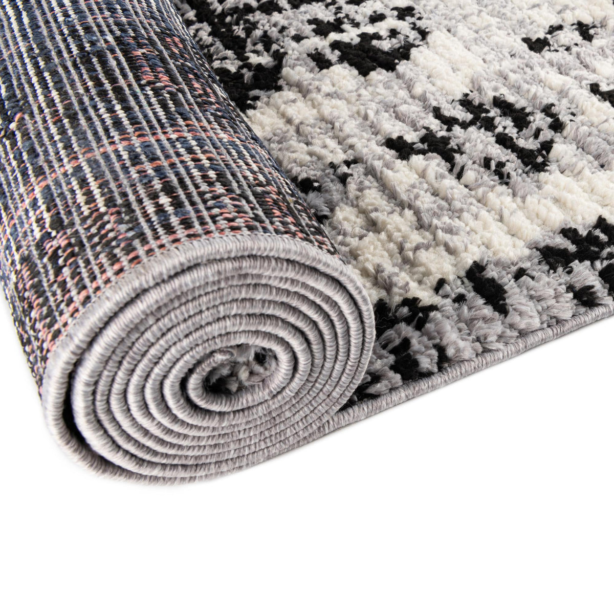Tagine Soraya Black and White & Gray Area Rug | Unique Loom high-resolution supplier additional photo 3176481_image_1037.jpg