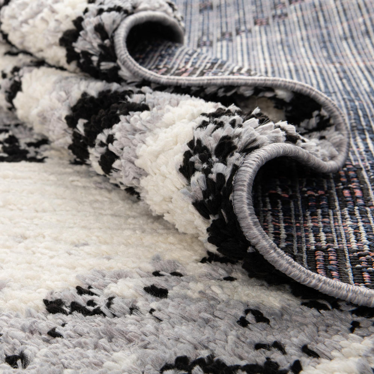 Tagine Soraya Black and White & Gray Area Rug | Unique Loom high-resolution supplier additional photo 3176481_image_1038.jpg
