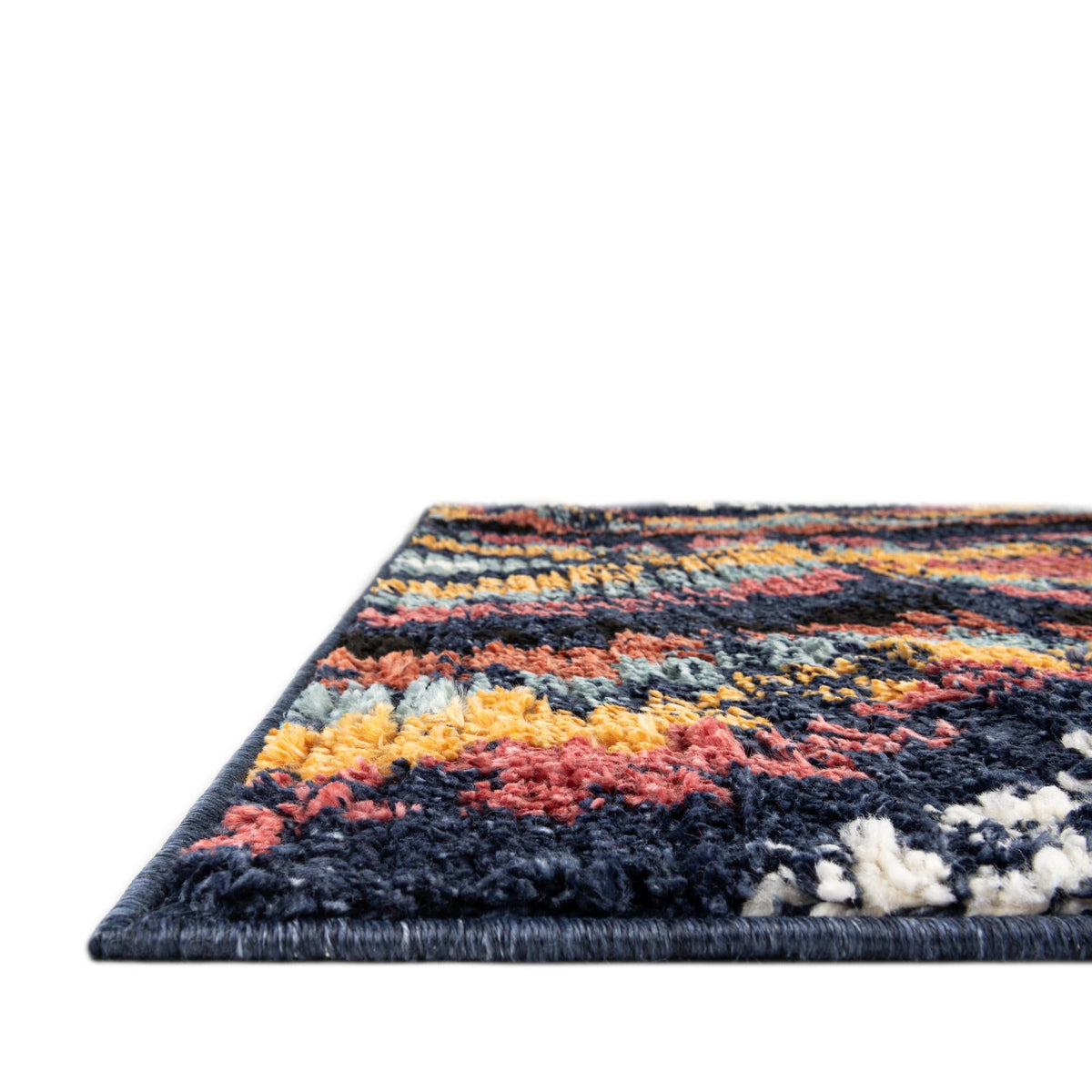 Tagine Seema Blue & Black Area Rug: Original supplier detail or alternative rug shot