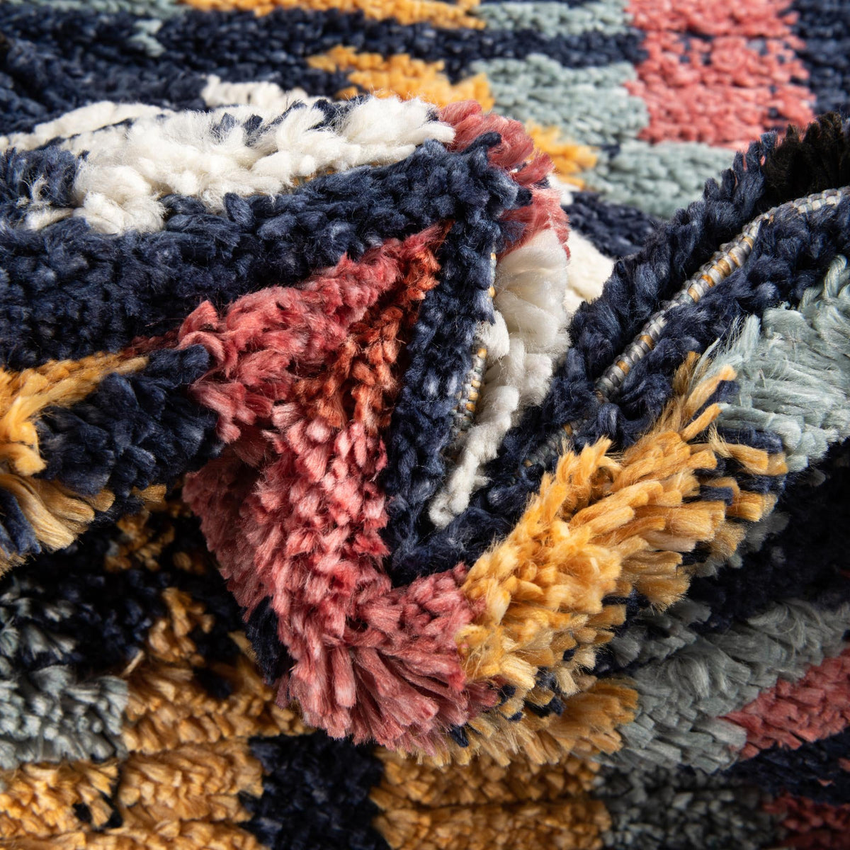 Tagine Seema Blue & Black Area Rug: Original supplier detail or alternative rug shot