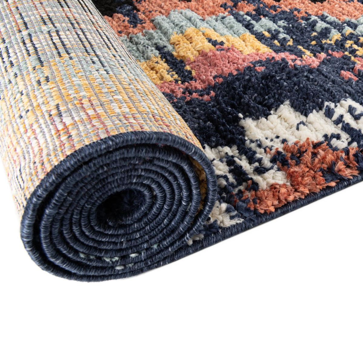 Tagine Seema Blue & Black Area Rug: Original supplier detail or alternative rug shot