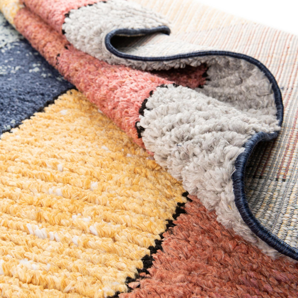 Tagine Hinda Multi & Black Area Rug | Unique Loom high-resolution supplier additional photo 3176583_image_1038.jpg