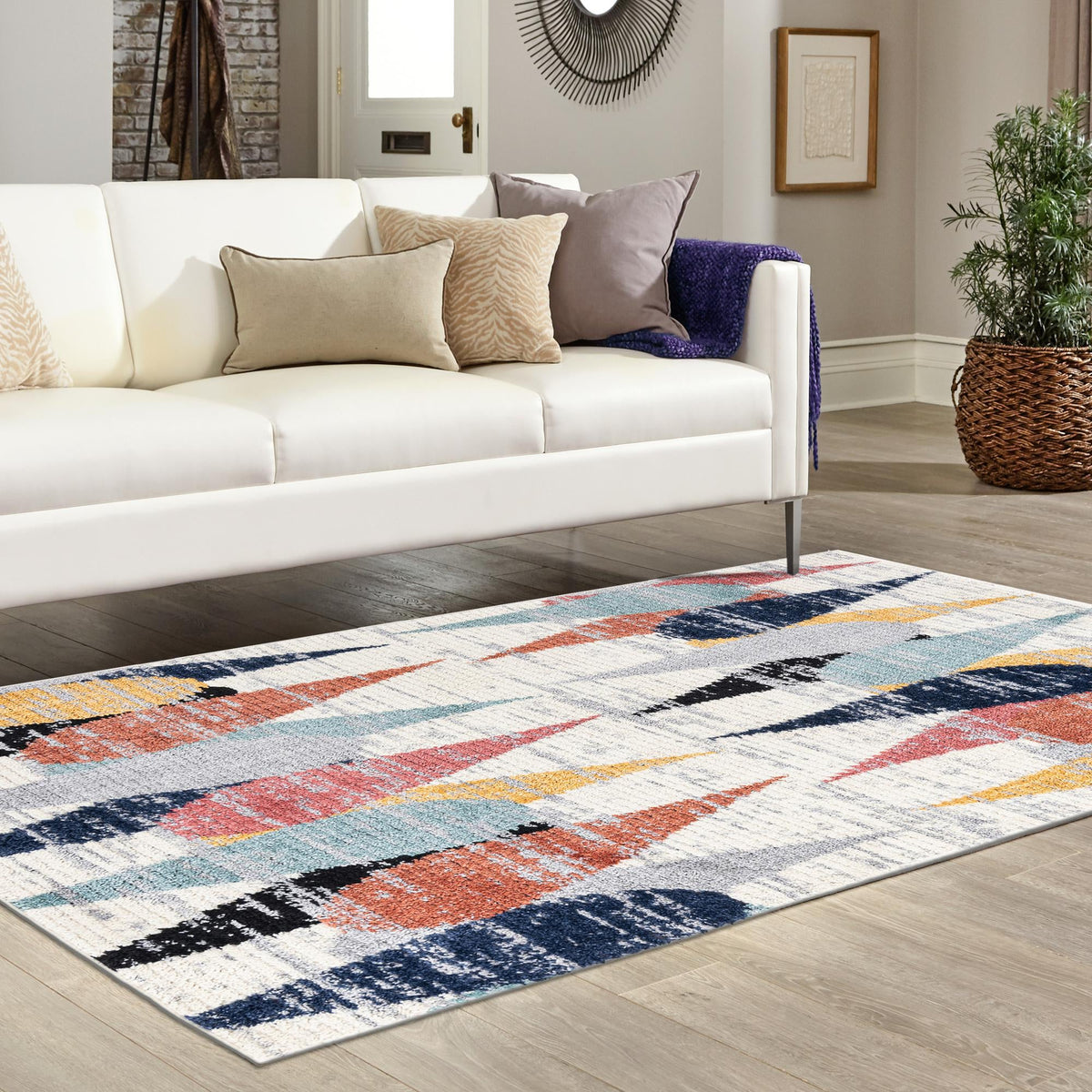 Tagine Hafida Ivory & Black Area Rug | Original supplier photo 3