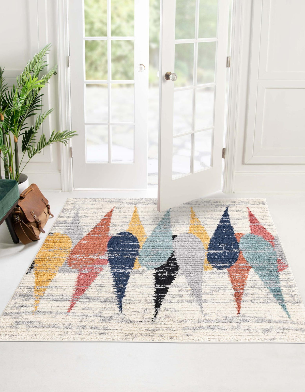 Tagine Hafida Ivory & Black Area Rug | Original supplier photo 16