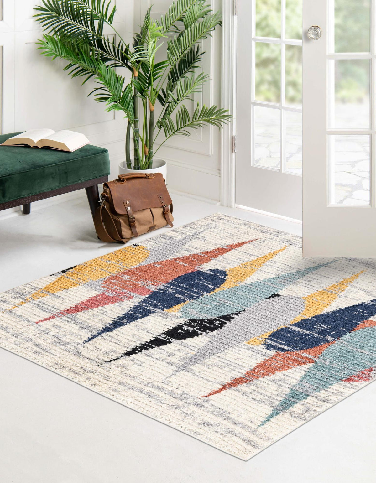 Tagine Hafida Ivory & Black Area Rug | Original supplier photo 18