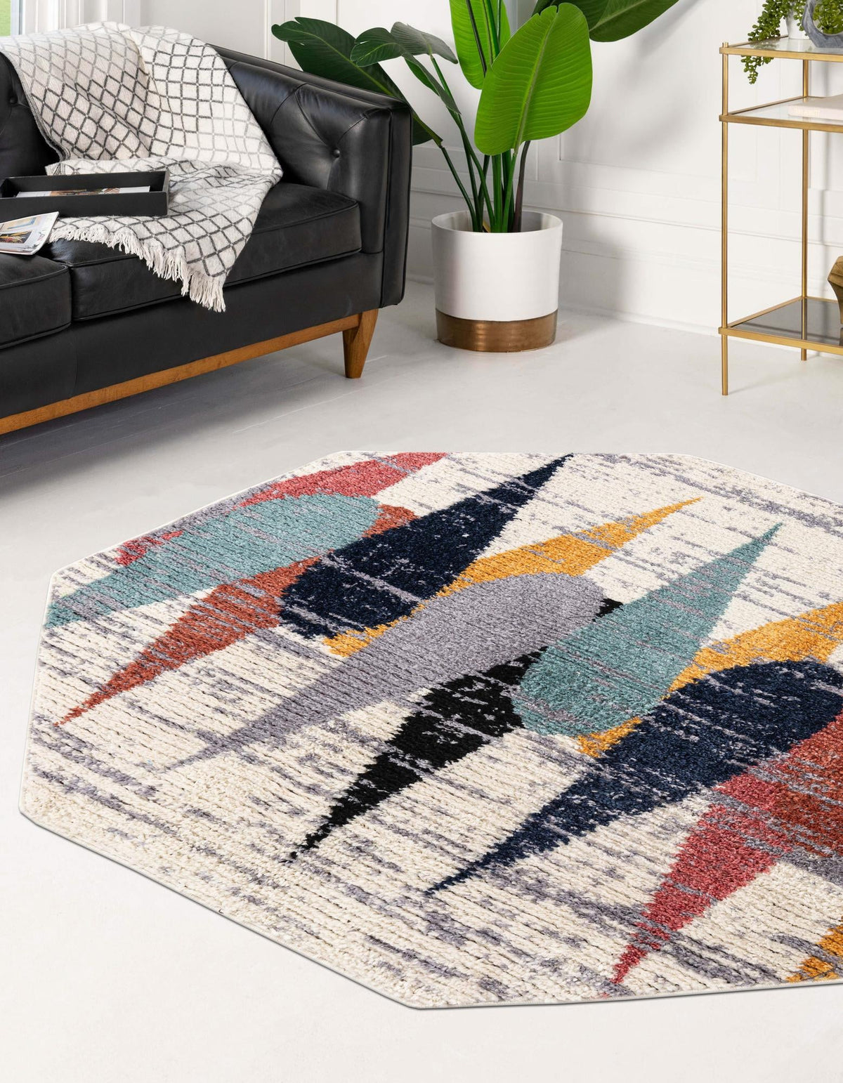 Tagine Hafida Ivory & Black Area Rug | Original supplier photo 27