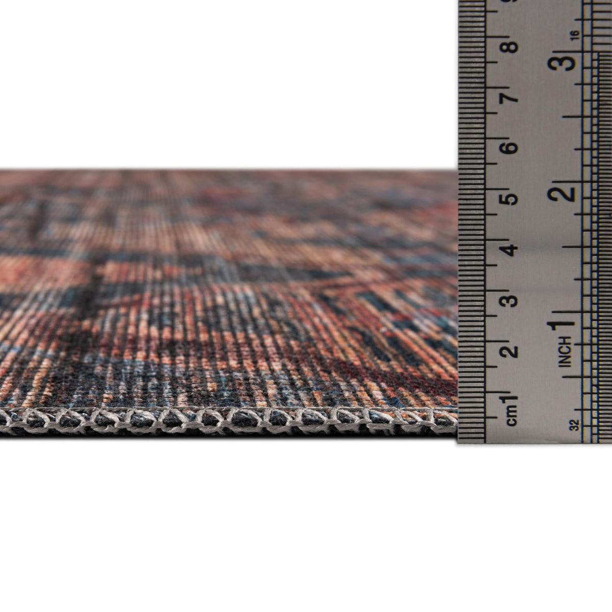 Sisu Aksil Peach & Blue & Navy Blue Area Rug | Original supplier photo 5