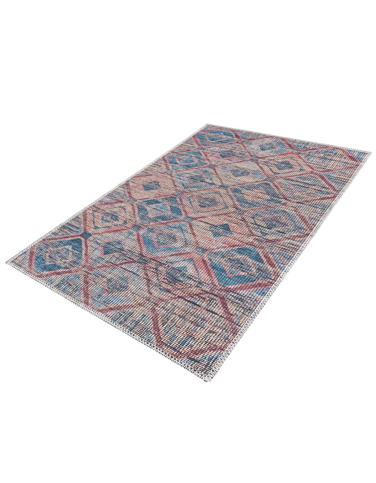 Sisu Aksil Peach & Blue & Navy Blue Area Rug | Original supplier photo 9