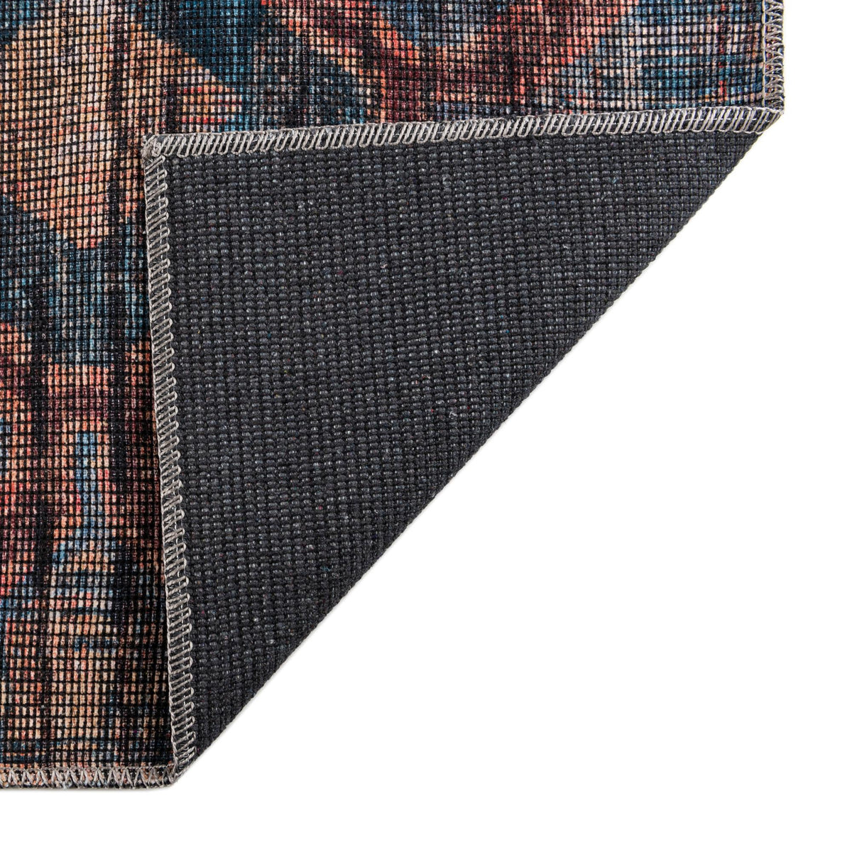 Sisu Aksil Peach & Blue & Navy Blue Area Rug | Original supplier photo 24