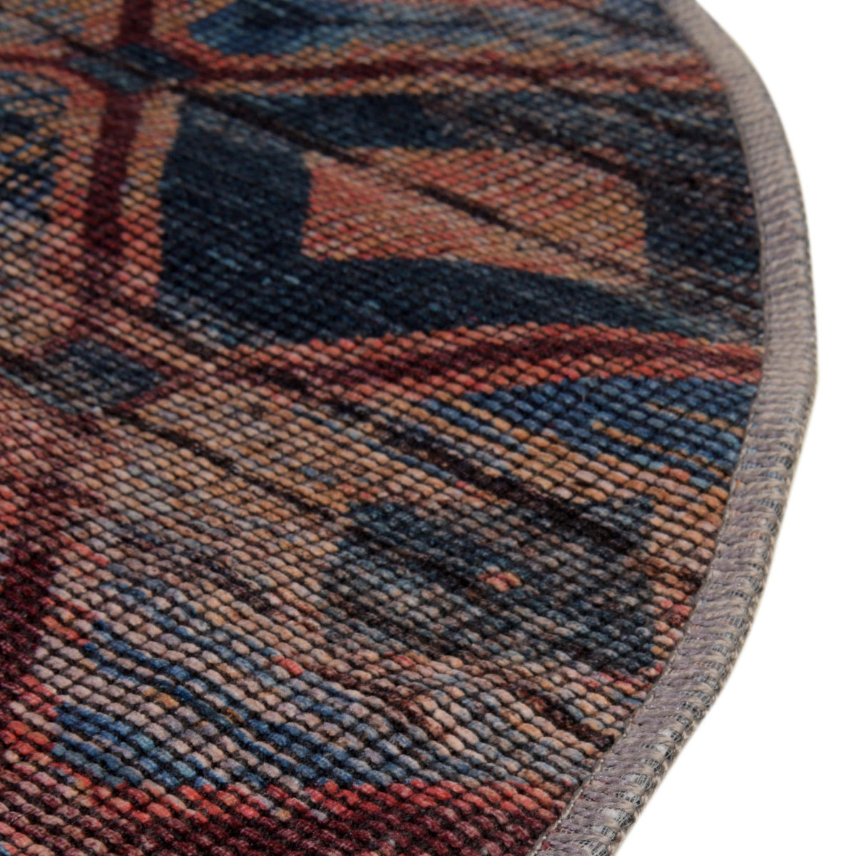 Sisu Aksil Peach & Blue & Navy Blue Area Rug | Original supplier photo 27