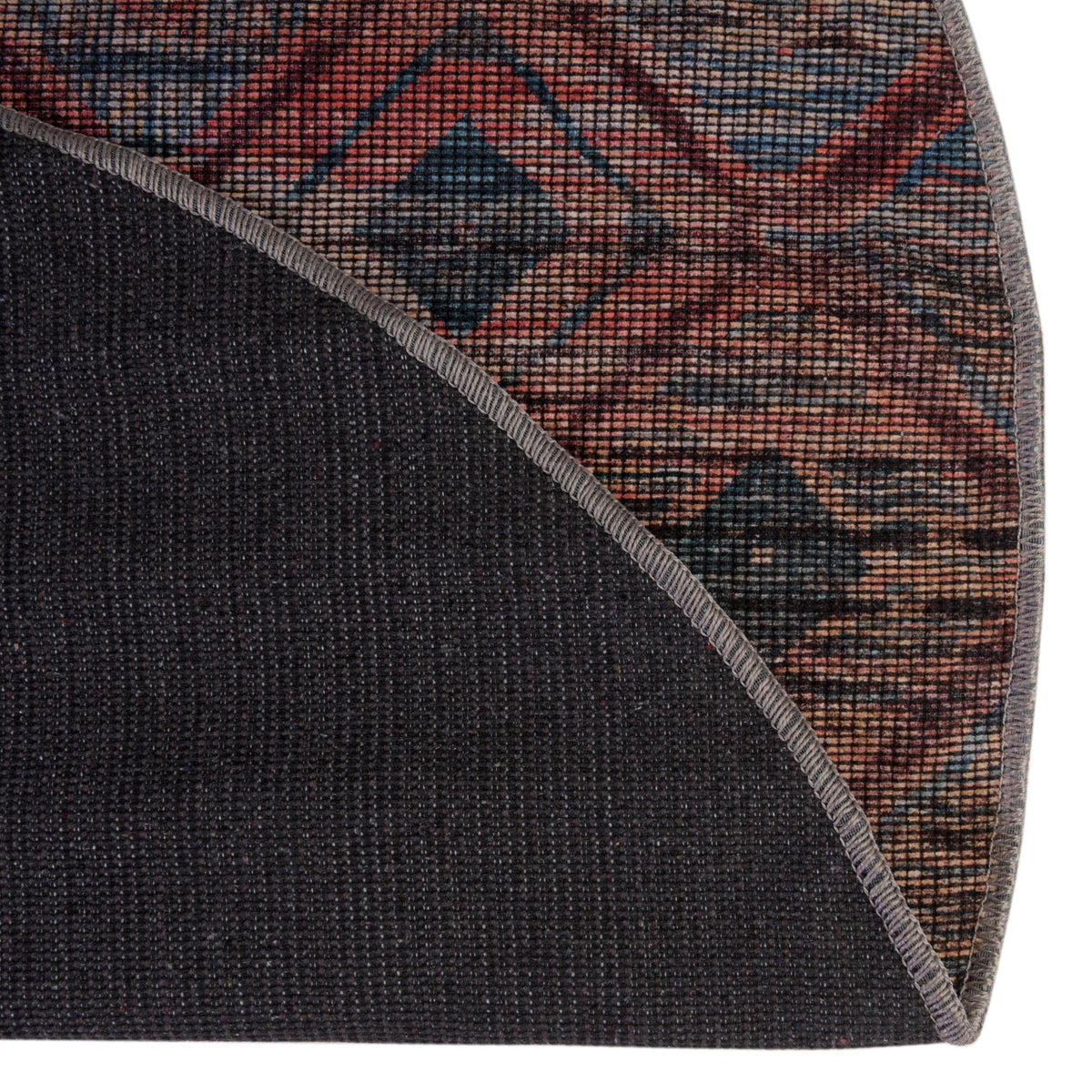 Sisu Aksil Peach & Blue & Navy Blue Area Rug | Original supplier photo 33