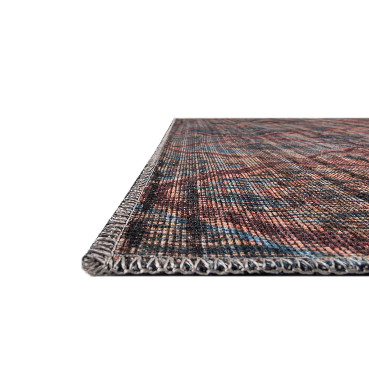 Sisu Aksil Peach & Blue & Navy Blue Area Rug | Original supplier photo 37
