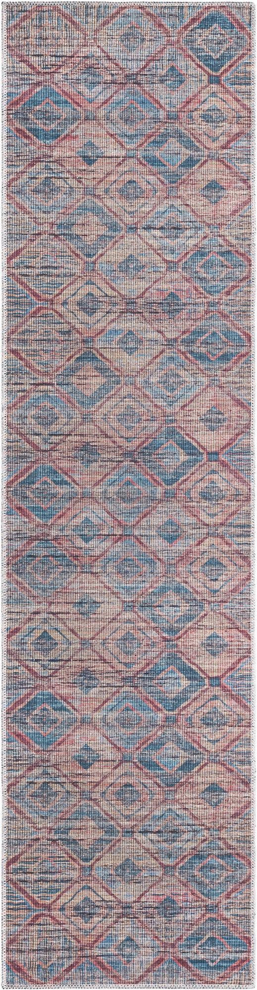 Sisu Aksil Peach & Blue & Navy Blue Area Rug | Original supplier photo 58