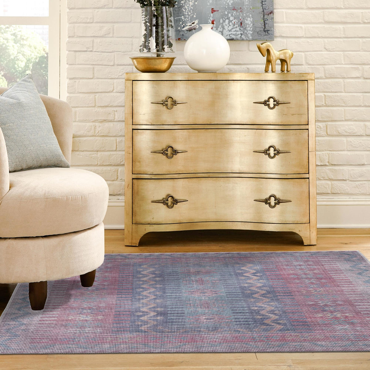 Sisu Hyderabad Multi & Beige Area Rug | Original supplier photo 19