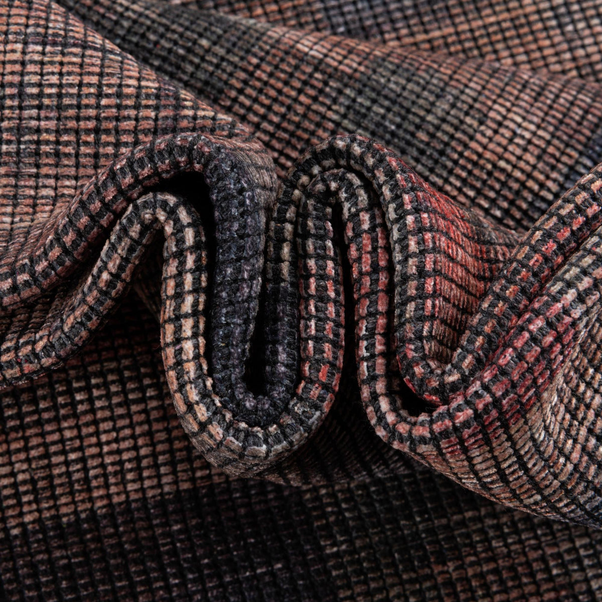 Sisu Chennai Multi & Brown Area Rug | Original manufacturer close-up / detail / alternate shape 