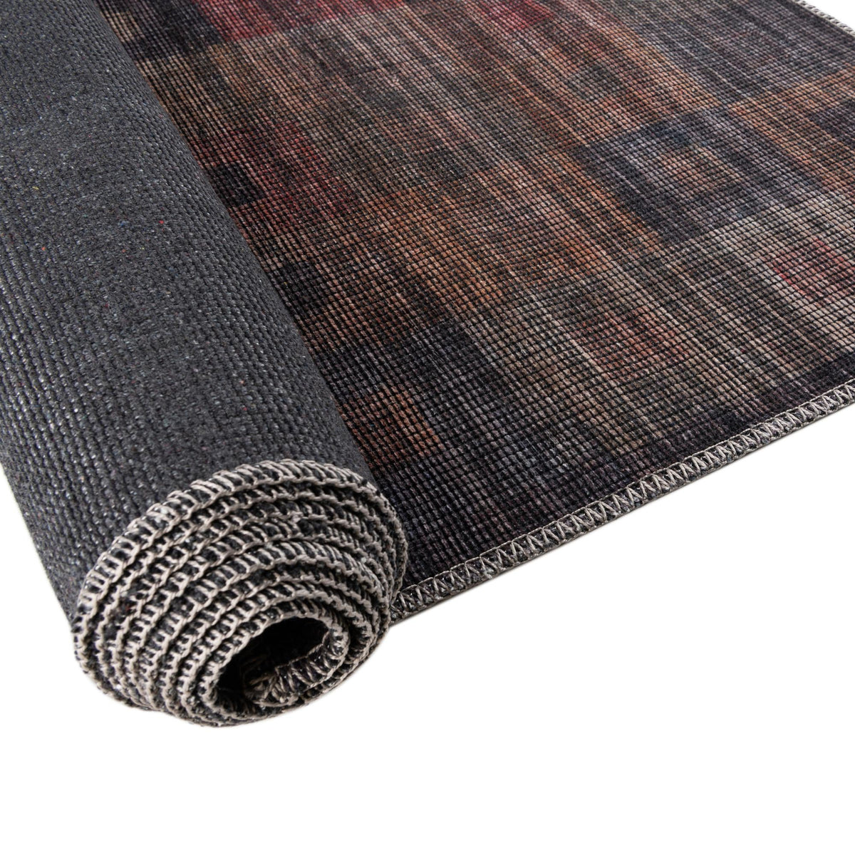 Sisu Chennai Multi & Brown Area Rug | Original manufacturer close-up / detail / alternate shape 