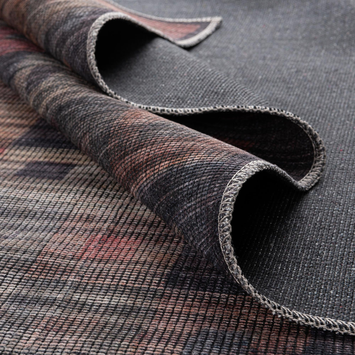Sisu Chennai Multi & Brown Area Rug | Original manufacturer close-up / detail / alternate shape 