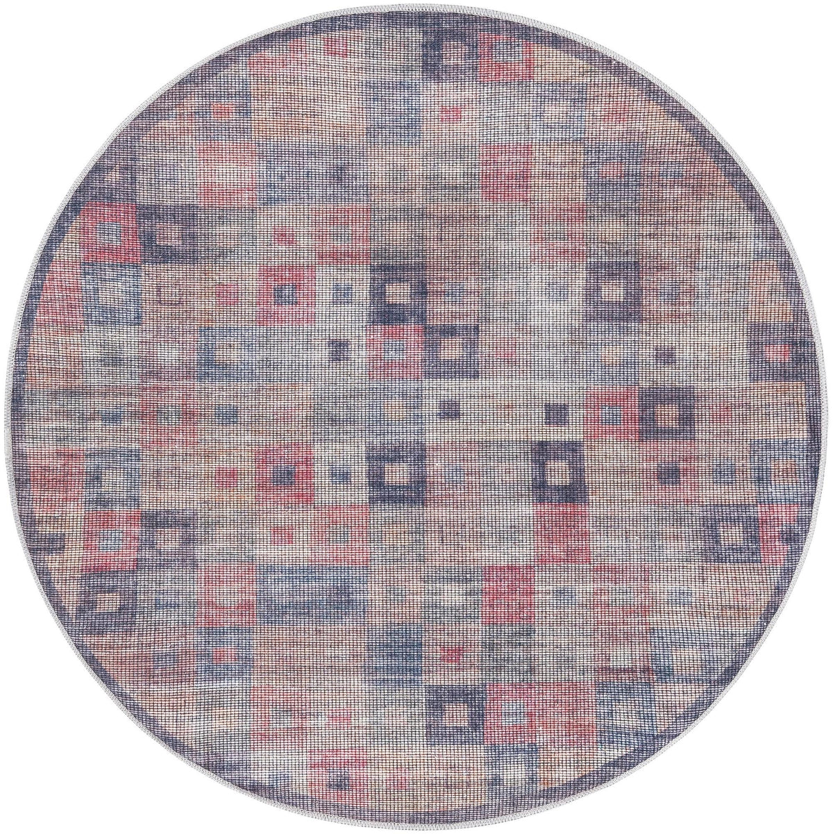 Sisu Chennai Multi & Brown Area Rug | Original manufacturer close-up / detail / alternate shape 