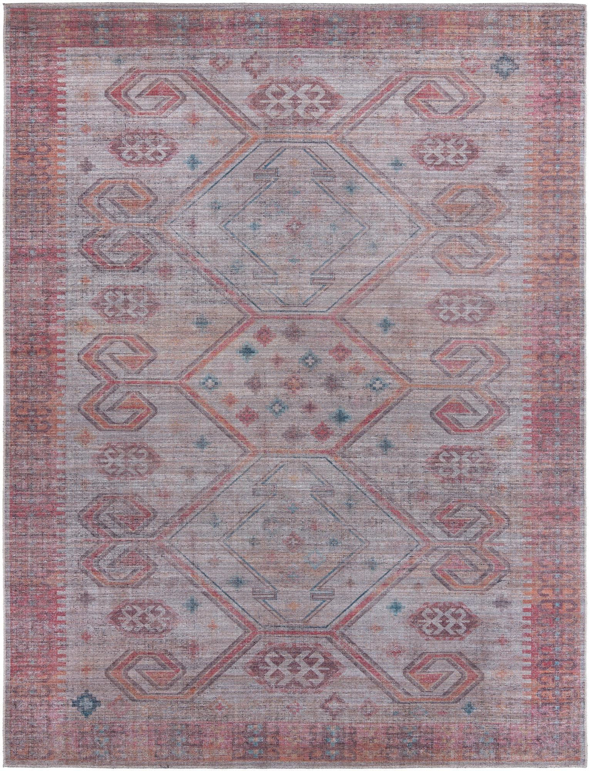 Sisu Punjab Rust Red & Beige & Black Area Rug | Original supplier photo 9