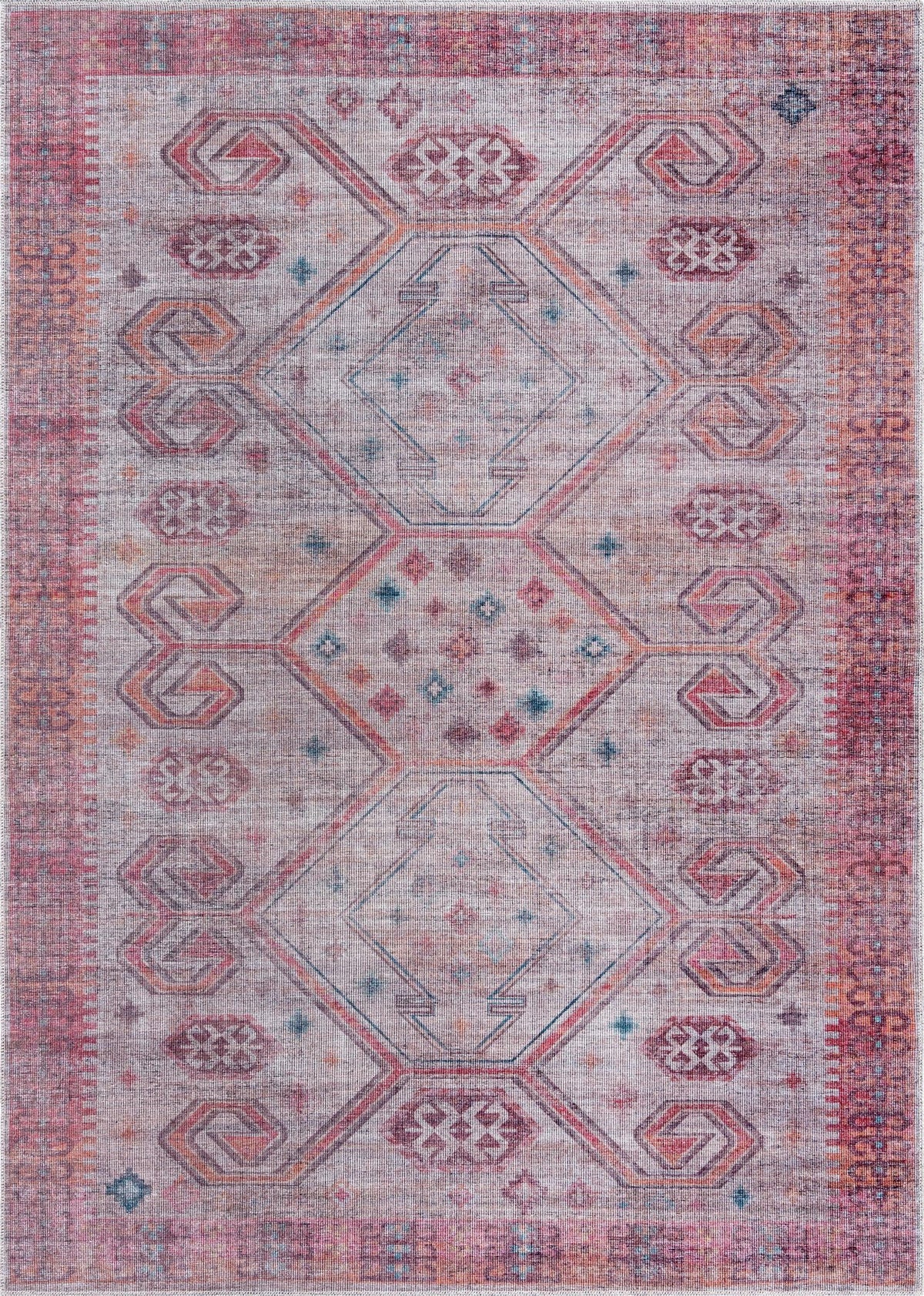 Sisu Punjab Rust Red & Beige & Black Area Rug | Original supplier photo 11