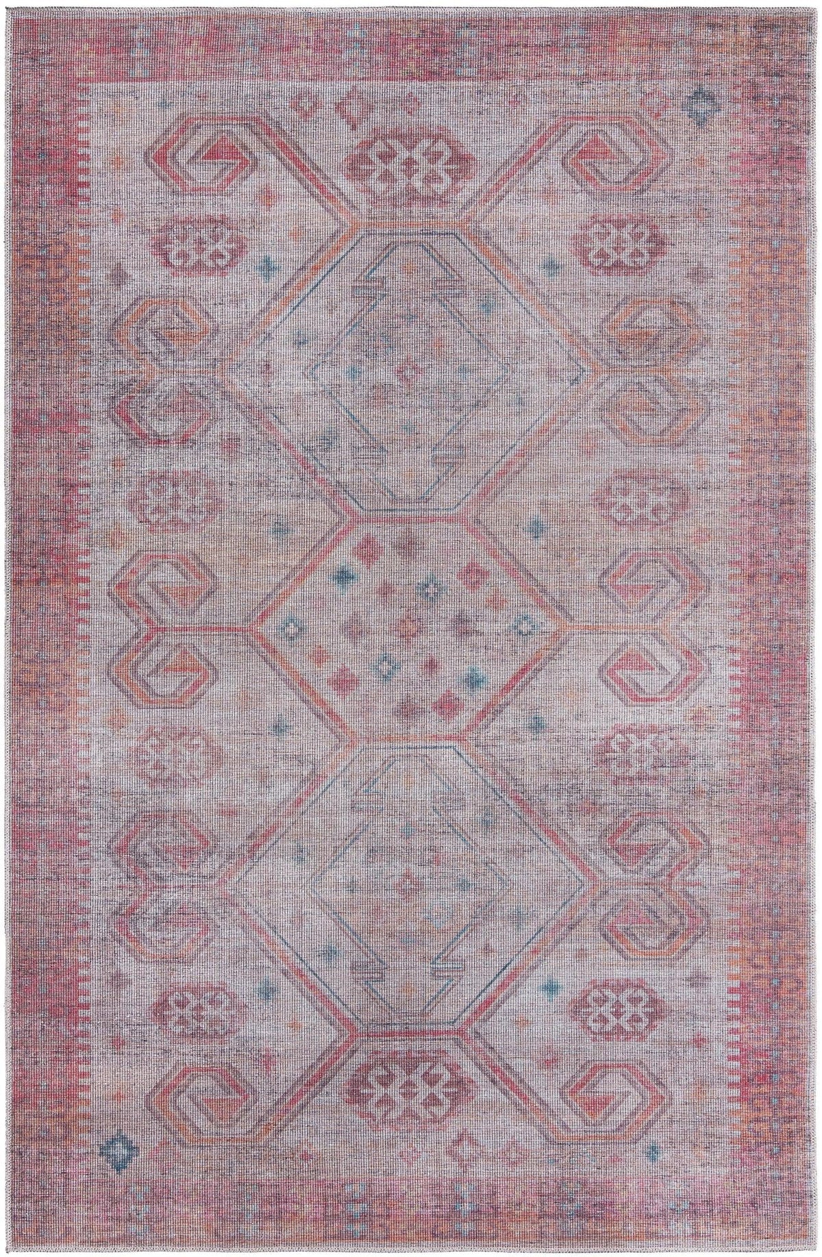 Sisu Punjab Rust Red & Beige & Black Area Rug | Original supplier photo 12