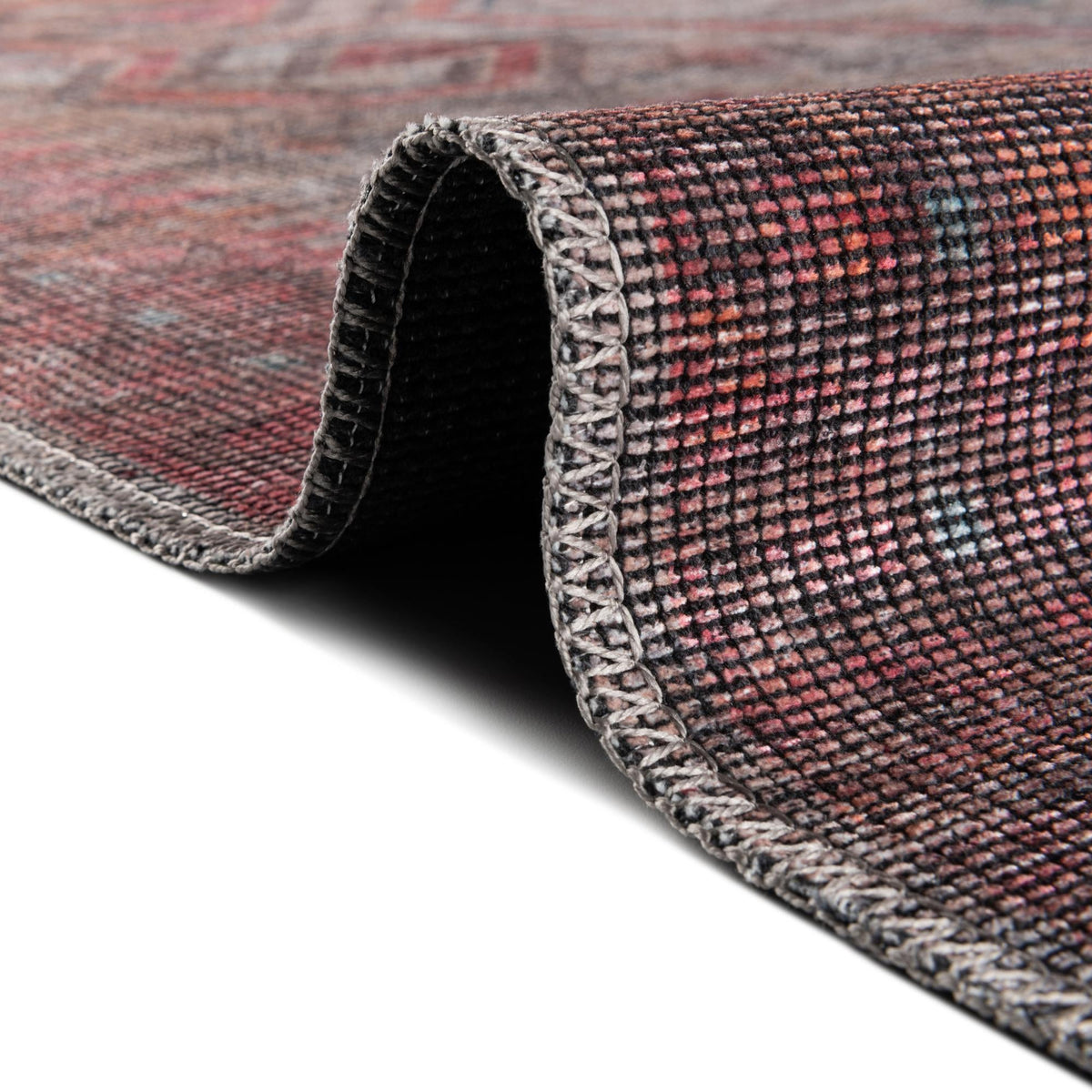 Sisu Punjab Rust Red & Beige & Black Area Rug | Original supplier photo 7
