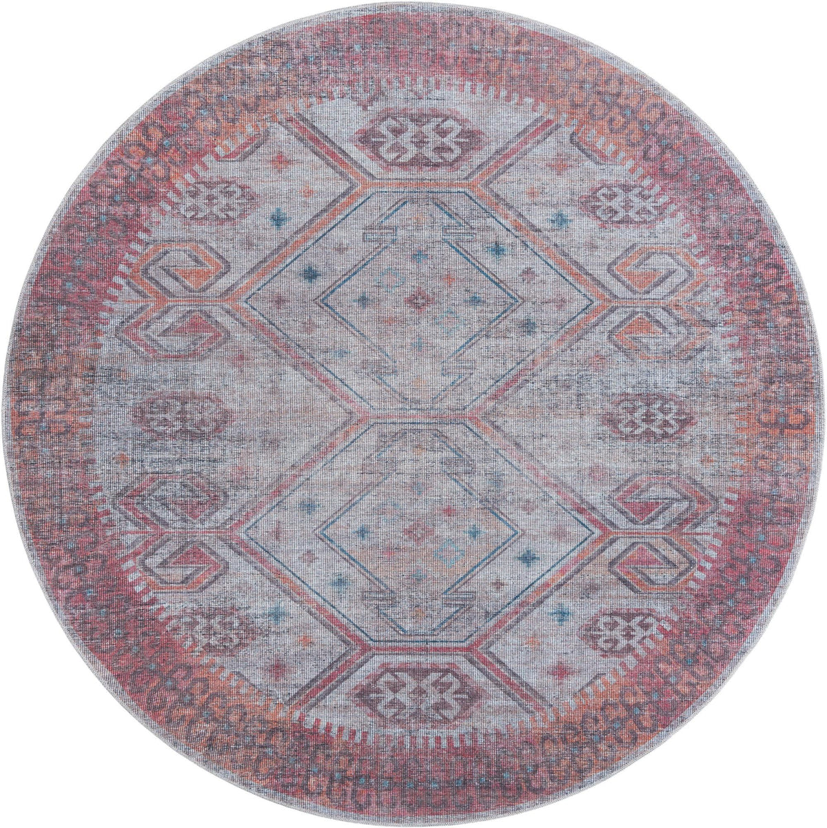 Sisu Punjab Rust Red & Beige & Black Area Rug | Original supplier photo 27