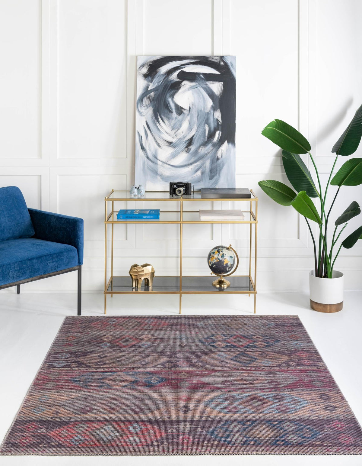 Sisu Kolkata Multi & Black Area Rug | Original supplier photo 14