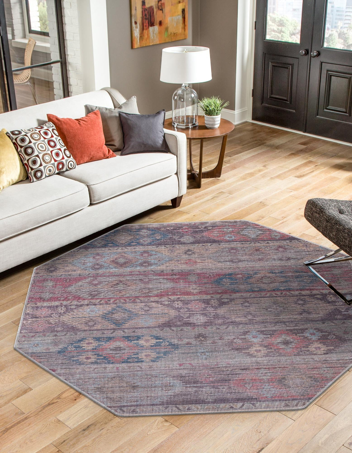 Sisu Kolkata Multi & Black Area Rug | Original supplier photo 34