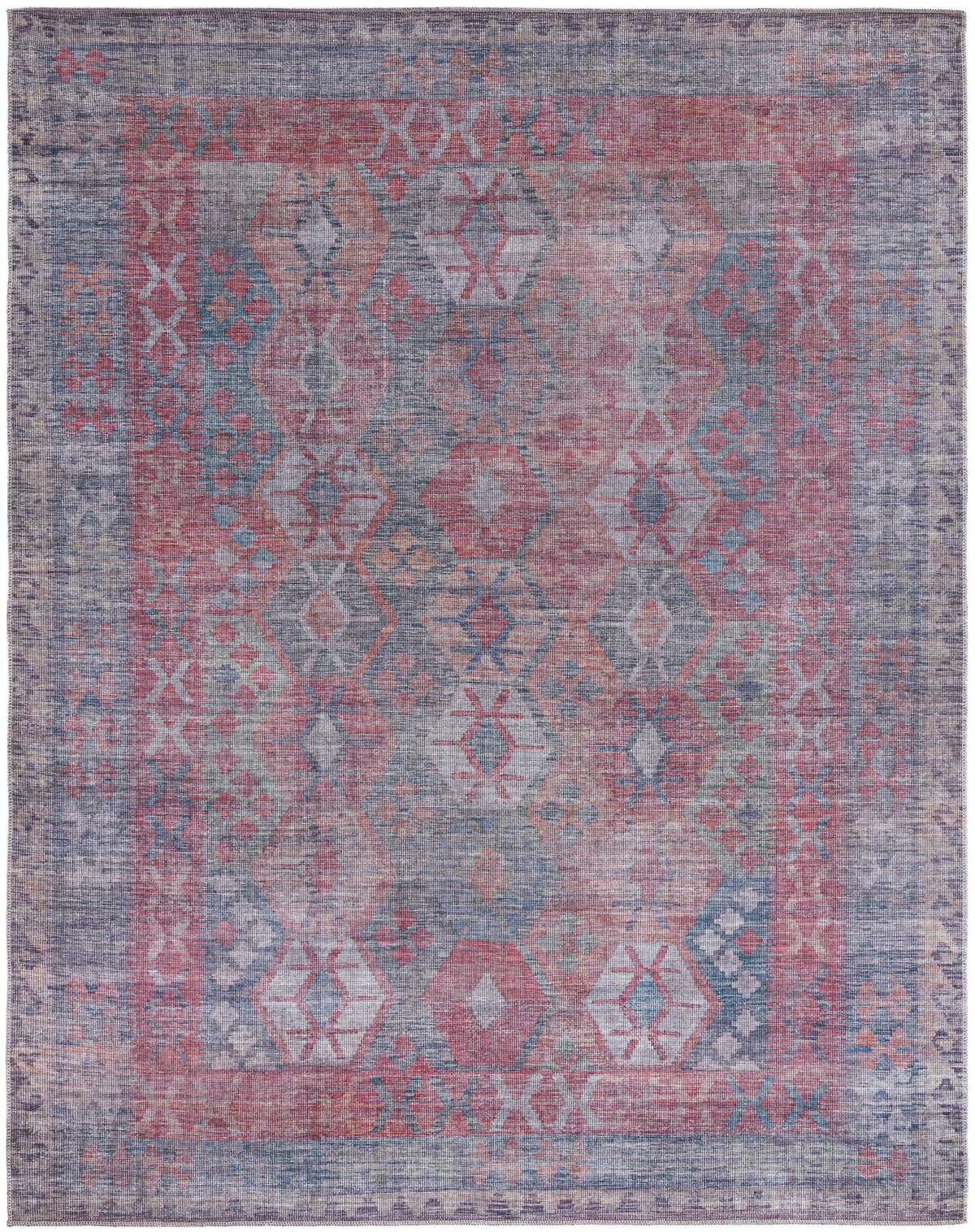 Sisu Bihar Rust Blue & Green Area Rug | Original supplier photo 1