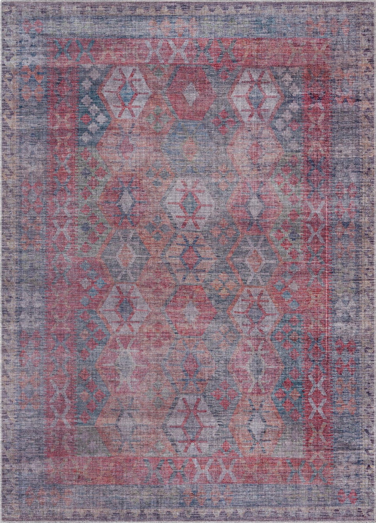 Sisu Bihar Rust Blue & Green Area Rug | Original supplier photo 11