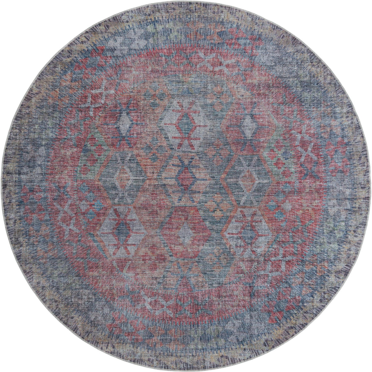Sisu Bihar Rust Blue & Green Area Rug | Original supplier photo 25