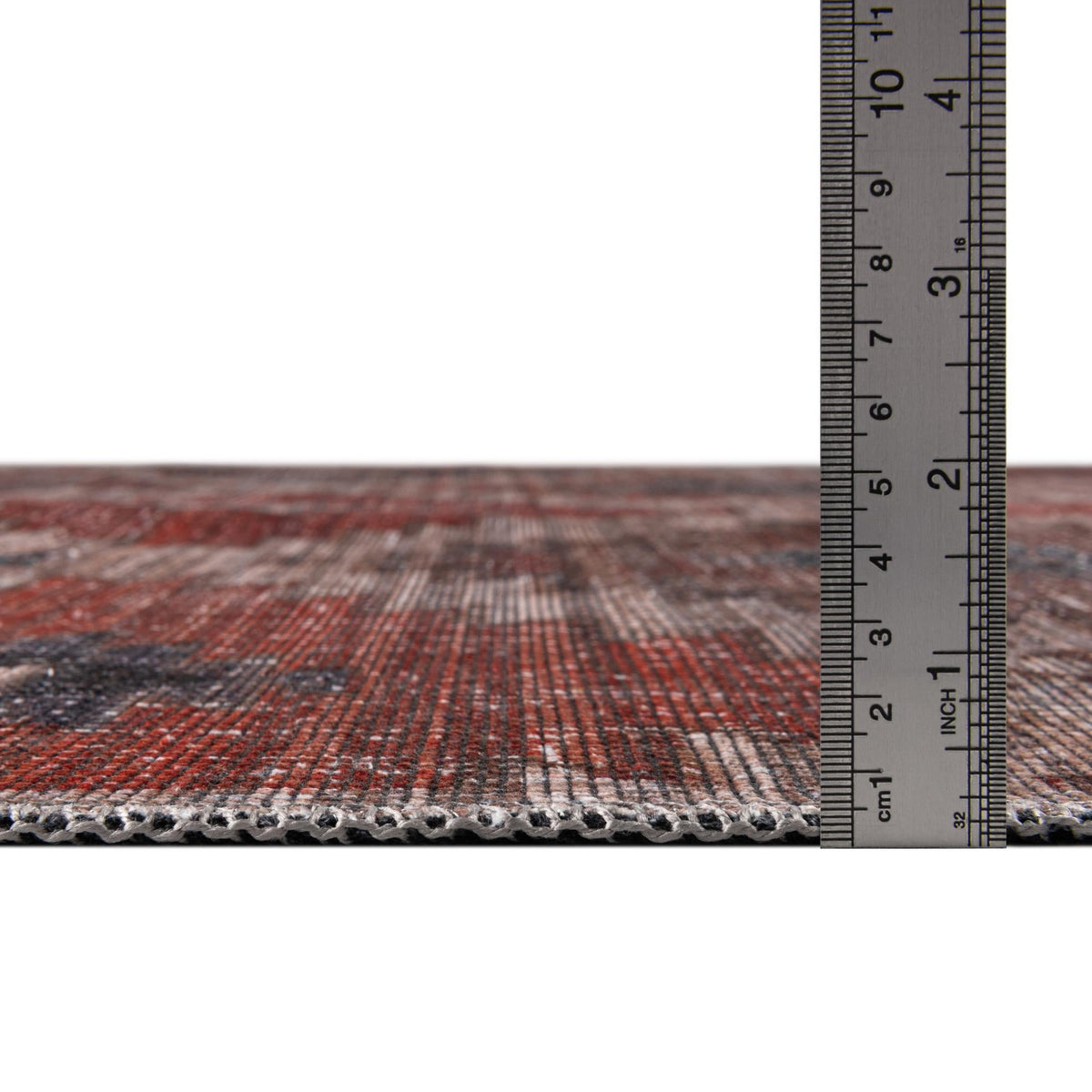 Sisu Tripura Rust Red & Beige & Navy Blue Area Rug | Original supplier photo 54