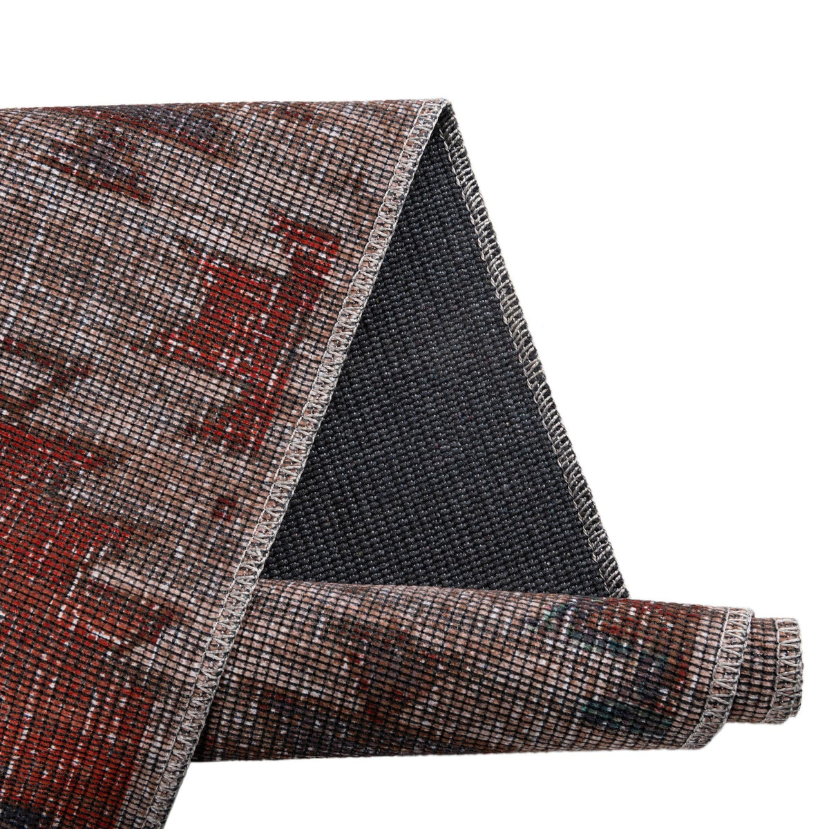 Sisu Tripura Rust Red & Beige & Navy Blue Area Rug | Original supplier photo 10