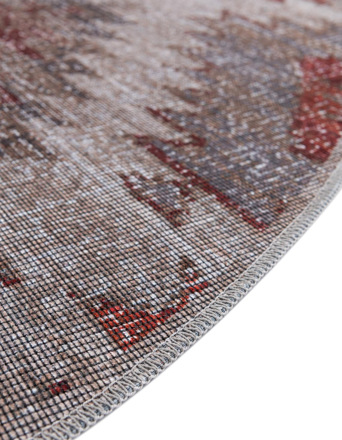 Sisu Tripura Rust Red & Beige & Navy Blue Area Rug | Original supplier photo 14